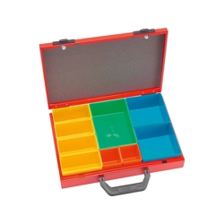 vendita online Valigetta metallica 9 vaschette Porta Minuteria Hm Muller